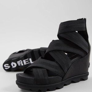 Sorel Joanie™ II Leather Wedge Heel Sandal